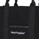 Hush Puppies Tas Tote Unisex Canvas Tote Bag Big In Black