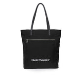 Hush Puppies Tas Tote Unisex Casual Canvas Tote Bag In Black