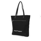 Hush Puppies Tas Tote Unisex Casual Canvas Tote Bag In Black