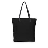Hush Puppies Tas Tote Unisex Casual Canvas Tote Bag In Black