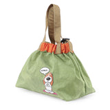 Hush Puppies Tas Sling Unisex Dumpling Bag L 2Tone In Green/Beige
