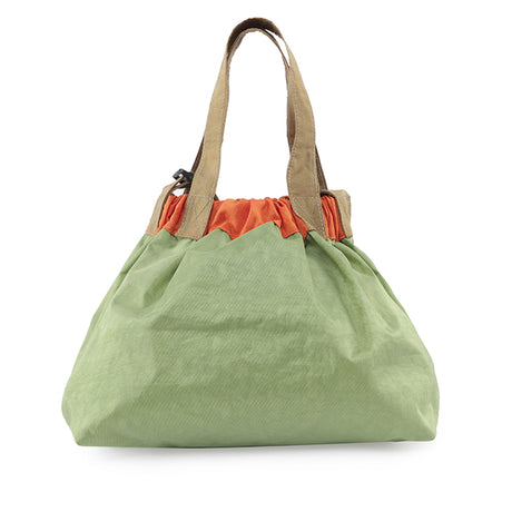 Hush Puppies Tas Sling Unisex Dumpling Bag L 2Tone In Green/Beige