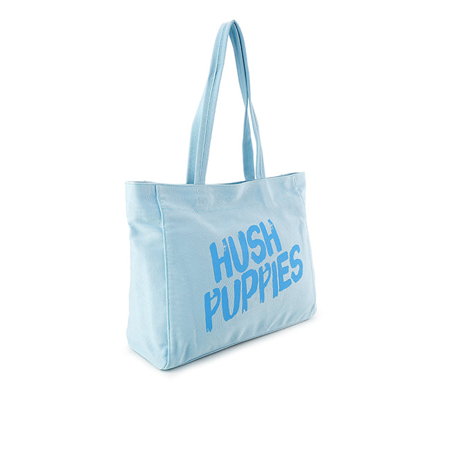 Canvas Bag M Tone Pastel In Pastel Blue