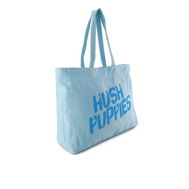 Canvas Bag L Tone Pastel In Pastel Blue