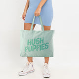 Canvas Bag L Tone Pastel In Mint Green