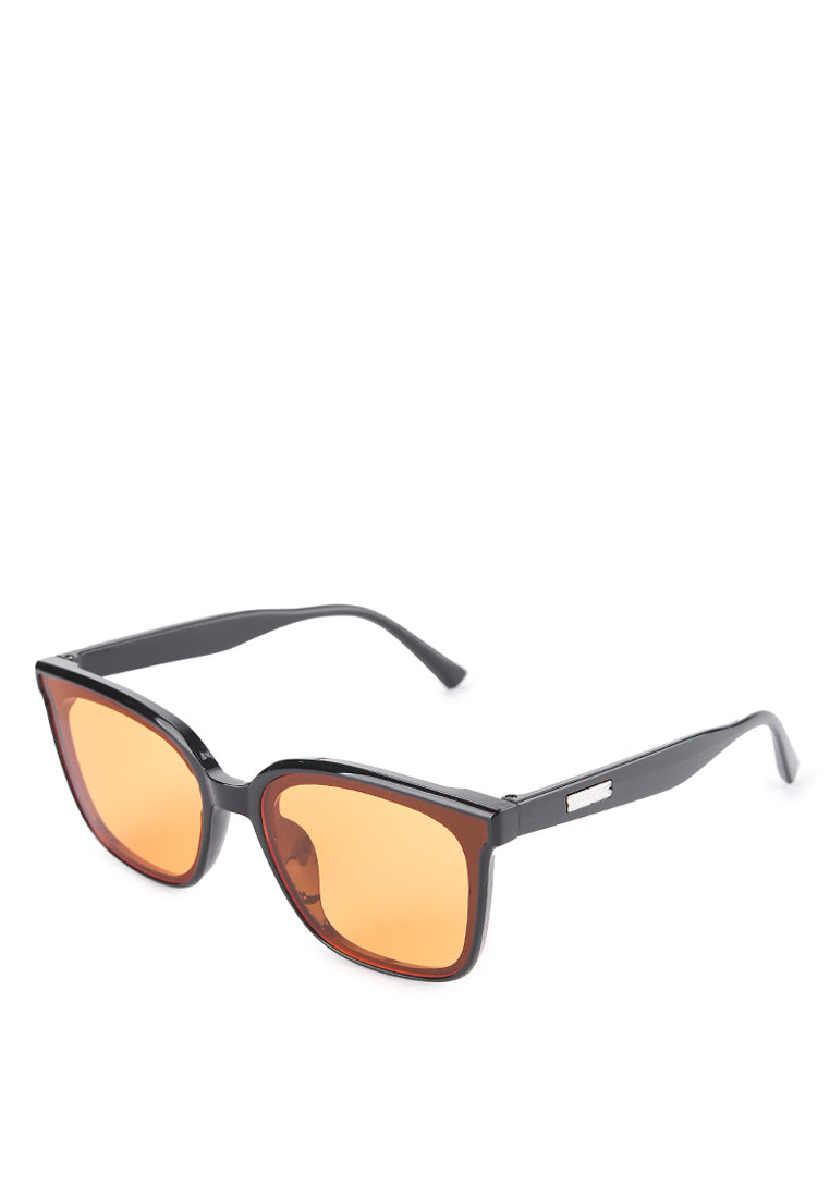 Kingship Unisex Kacamata Sunset Sunglasses Black In Black