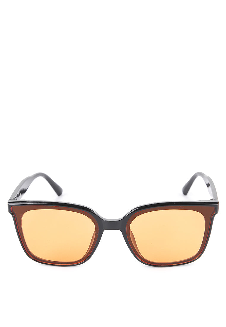Kingship Unisex Kacamata Sunset Sunglasses Black In Black