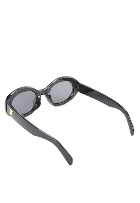 Kingship Unisex Kacamata Ovalo Sunglasses Black In Black