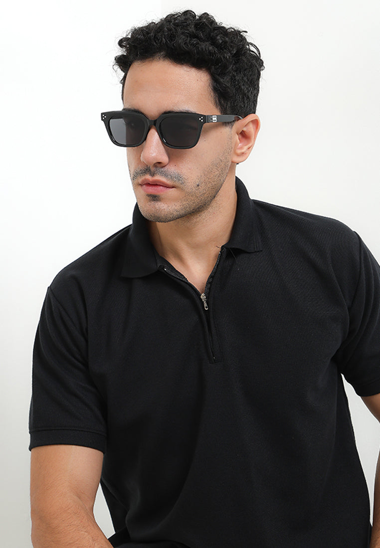 Kingship Unisex Kacamata Dots Sunglasses Black In Black