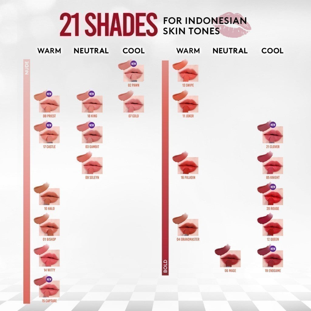 Somethinc Checkmatte Transferproof Lipstick - Witty