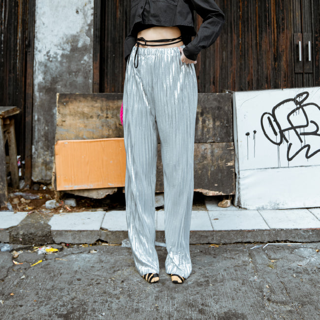 Zizi Pleats Silver