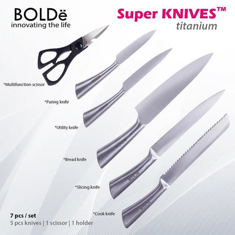 Bolde Super Knife Set Titanium