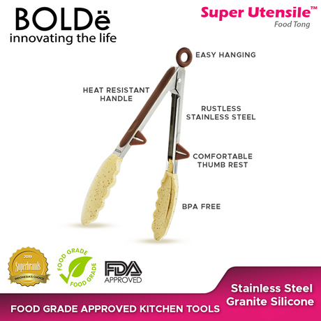BOLDe Super Utensil Food Tong 12