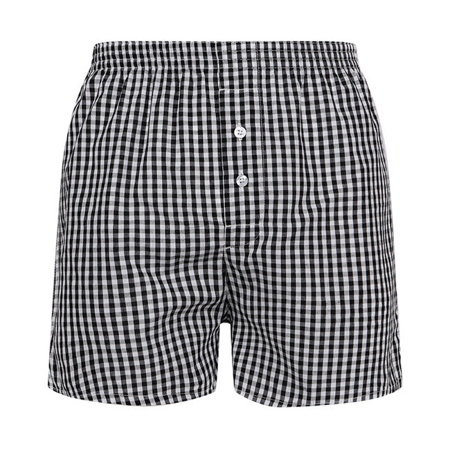 Hush Puppies Pakaian Underwear Pria Woven Boxer In Black