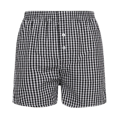Hush Puppies Pakaian Underwear Pria Woven Boxer In Black