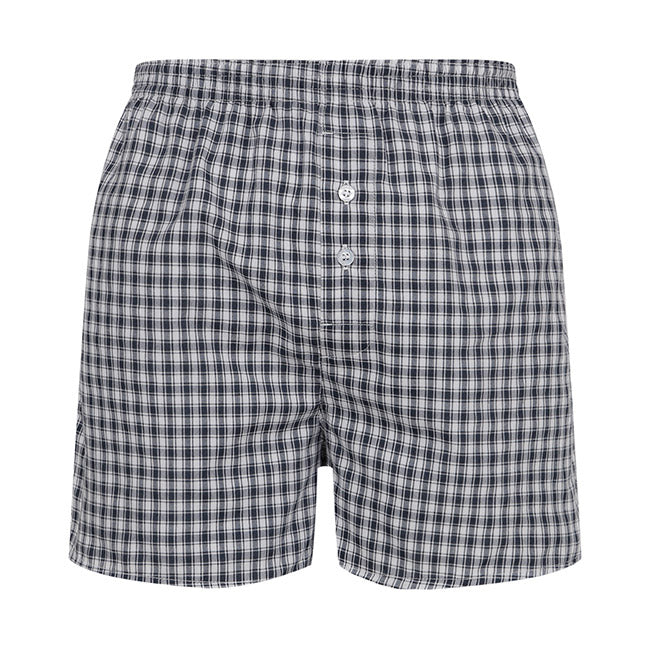 Hush Puppies Pakaian Underwear Pria Woven Boxer In Navy