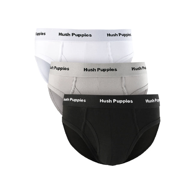 Hush Puppies Pakaian Underwear Pria Classic Knit Brief In Multi Color