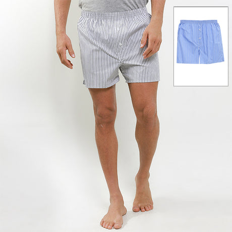 Hush Puppies Pakaian Underwear Pria Woven Boxer In Black