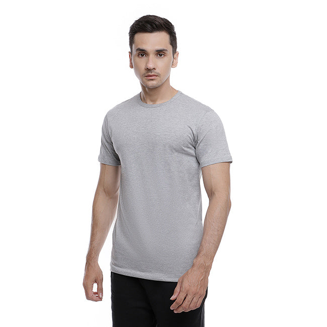 Hush Puppies Pakaian Neck Tee Pria  Basic Crew Neck Tee In  M71