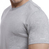 Hush Puppies Pakaian Neck Tee Pria  Basic Crew Neck Tee In  M71