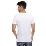 Hush Puppies Pakaian Kaos Pria  Basicv Neck Tee In  White