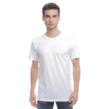 Hush Puppies Pakaian Neck Tee Pria  Classic Crew Neck Tee In  White