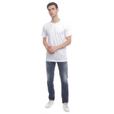 Hush Puppies Pakaian Neck Tee Pria  Classic Crew Neck Tee In  White