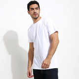 Hush Puppies Pakaian Underwear Pria Crew Neck Tee In White