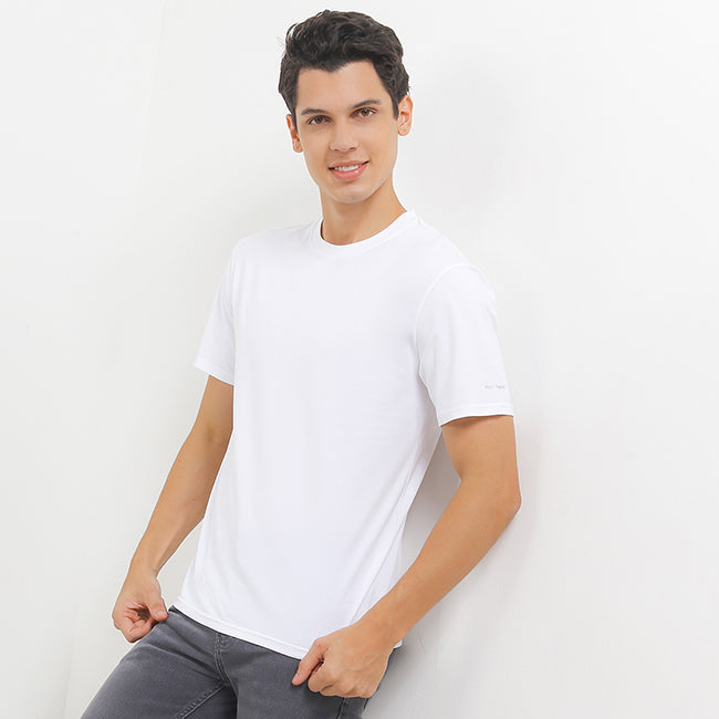 Hush Puppies Pakaian Wanita T Shirt Dante Crew In White