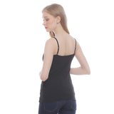 Hush Puppies Pakaian Tank Top Wanita Basic Camisole In Black