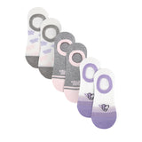 Hush Puppies Aksesoris Wanita Sonnet L Inv Socks In Gy/Wh/Pp