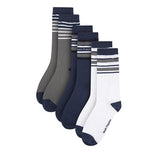 Hush Puppies Aksesoris Pria Capo M Crew Socks In Gy/Nv/Wh