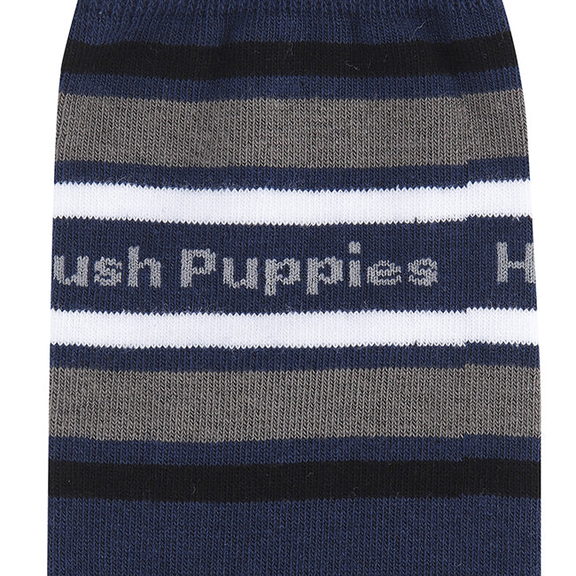 Hush Puppies Aksesoris Pria Capo M Crew Socks In Gy/Nv/Wh