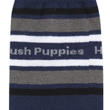 Hush Puppies Aksesoris Pria Capo M Crew Socks In Gy/Nv/Wh