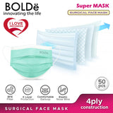 BOLDe Super Mask Surgical Mask 4 Ply 50pcs