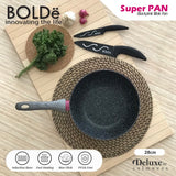 BOLDe Super Pan Wok 28 cm Black Pink