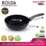 BOLDe Super Pan Wok 24 cm Black