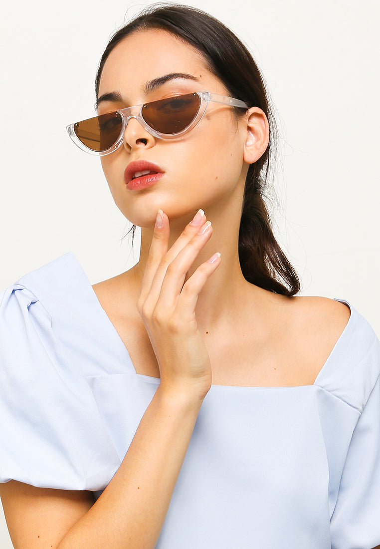 Kingship Kacamata Sunglasses Katherine White Tea